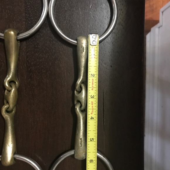 Loose ring, double jointed, copper mouth snaffle - Picture 2 of 2
